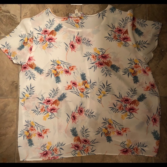 Pink rose vintage top - Picture 4 of 4